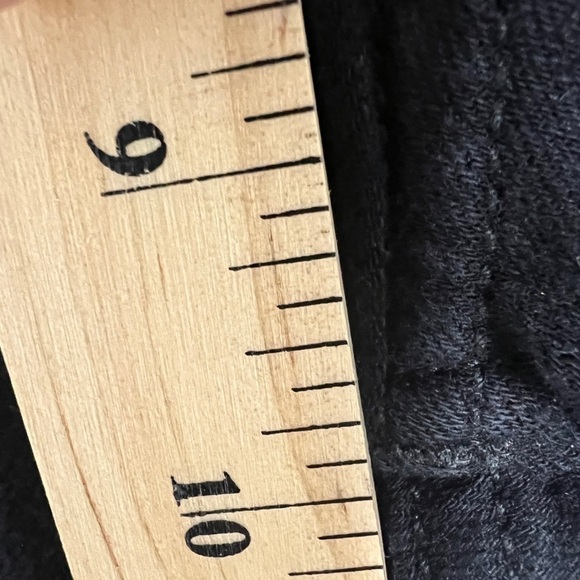 Express Black High Waisted Ripped Knees Stretch Leggings Jeans Size 28 - Picture 6 of 11